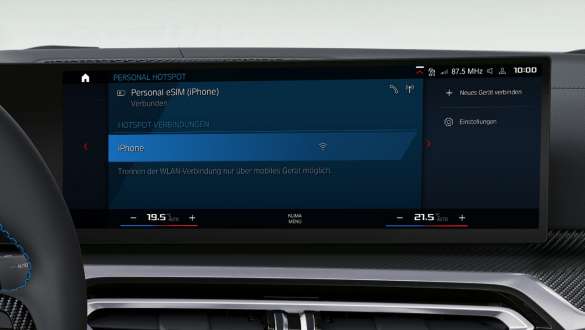 WLAN Hotspot BMW 4er Cabrio M Automobile G83 G23 BMW 4er Cabrio M Automobile G83 G23 WLAN Hotspot