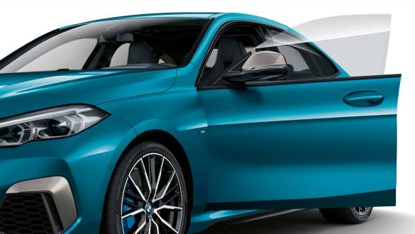 Portes sans cadre BMW Série 2 Gran Coupé F44 Portes sans cadre BMW Série 2 Gran Coupé Snapper Rocks Blau Metallic F44, extérieur