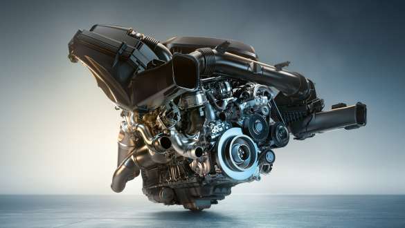Moteur essence 6 cylindres en ligne M TwinPower Turbo de la BMW M3 Competition Touring G81 BMW M3 Competition Touring G81, moteur essence 6 cylindres en ligne M TwinPower Turbo