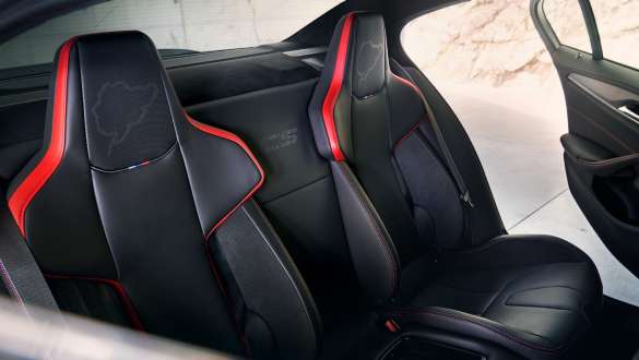 Banquette arrière M à structure légère de la BMW M5 CS F90 2021, habitacle Banquette arrière M à structure légère de la BMW M5 CS F90 2021, habitacle