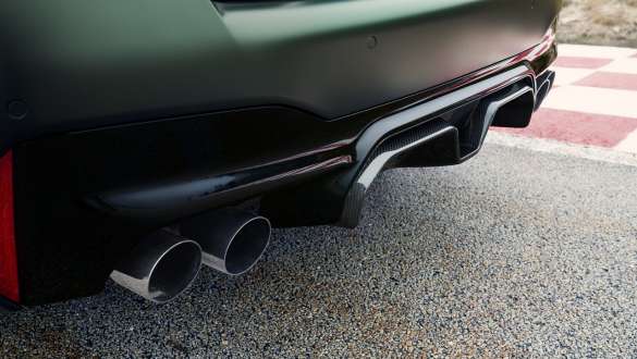 Diffuseur arrière M en carbone de la BMW M5 CS F90 2021 Diffuseur arrière M en carbone de la BMW M5 CS F90 2021 Frozen Deep Green metallic