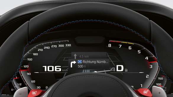 Combiné des instruments M spécifique de la BMW M5 Competition F90 2020 Combiné des instruments M spécifique BMW M5 Competition F90 LCI restylage 2020 poste de conduite