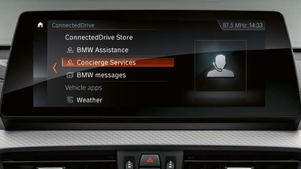 Concierge Service de la BMW X2 F39 Concierge Service de la BMW X2 2020 F39, intérieur