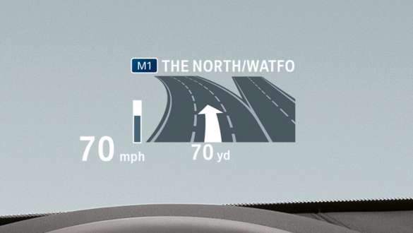Head-Up Display della BMW X2 M35i (F39) Head-Up Display della BMW X2 M35i (F39) interni plancia strumenti