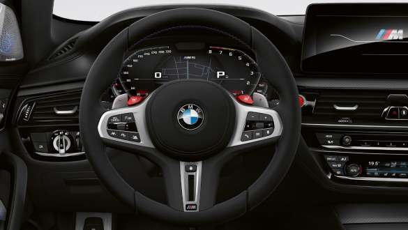 Volante in pelle M della BMW M5 F90 2020 Volante in pelle M della BMW M5 F90 LCI Facelift 2020 Interni Cockpit