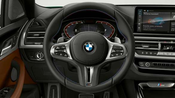 Variable Sport Steering della BMW X3 M40i M40d G01 LCI Facelift 2021 BMW X3 M40i M40d G01 LCI Facelift 2021 Variable Sport Steering Cockpit Volante in pelle M
