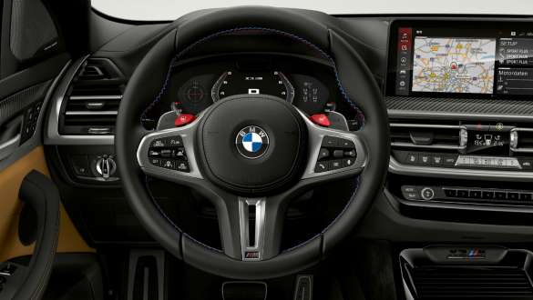 M Servotronic BMW X3 M Competition F97 LCI Facelift 2021 BMW X3 M Competition F97 LCI Facelift 2021 M Servotronic Cockpit con volante in pelle M