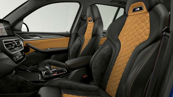 Sedili sportivi M della BMW X3 M Competition F97 LCI Facelift 2021 BMW X3 M Competition F97 LCI Facelift 2021 M Sedili sportivi abitacolo