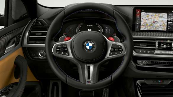 Volante in pelle M BMW X3 M Competition F97 LCI Facelift 2021 BMW X3 M Competition F97 LCI Facelift 2021 Volante in pelle M Cockpit
