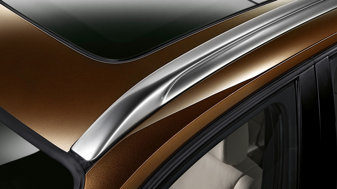 Rails de toit BMW aluminium satiné