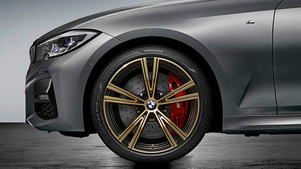 19'' BMW Leichtmetallr??der Doppelspeiche 793 Bicolor (Night Gold ...