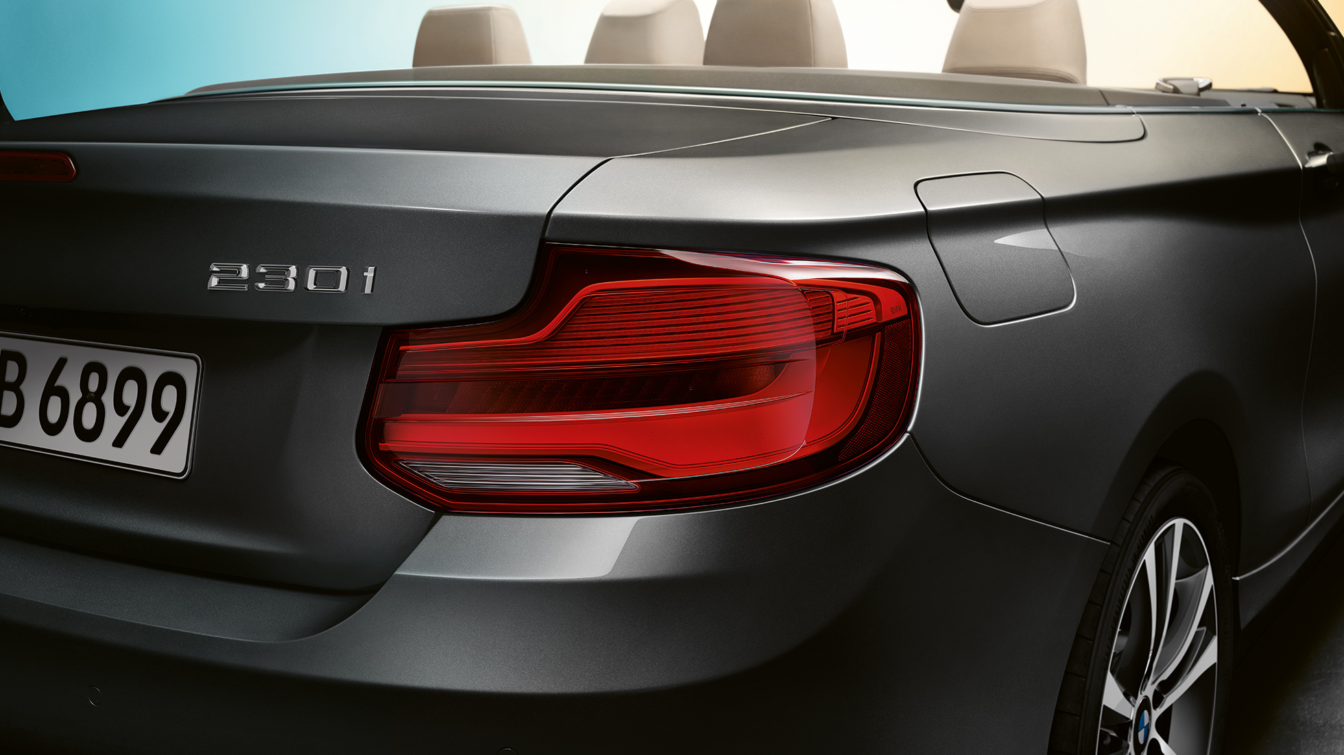 BMW 2er Cabrio, Modellname am Heck F23 BMW 2er Cabrio, Modellname am Heck F23
