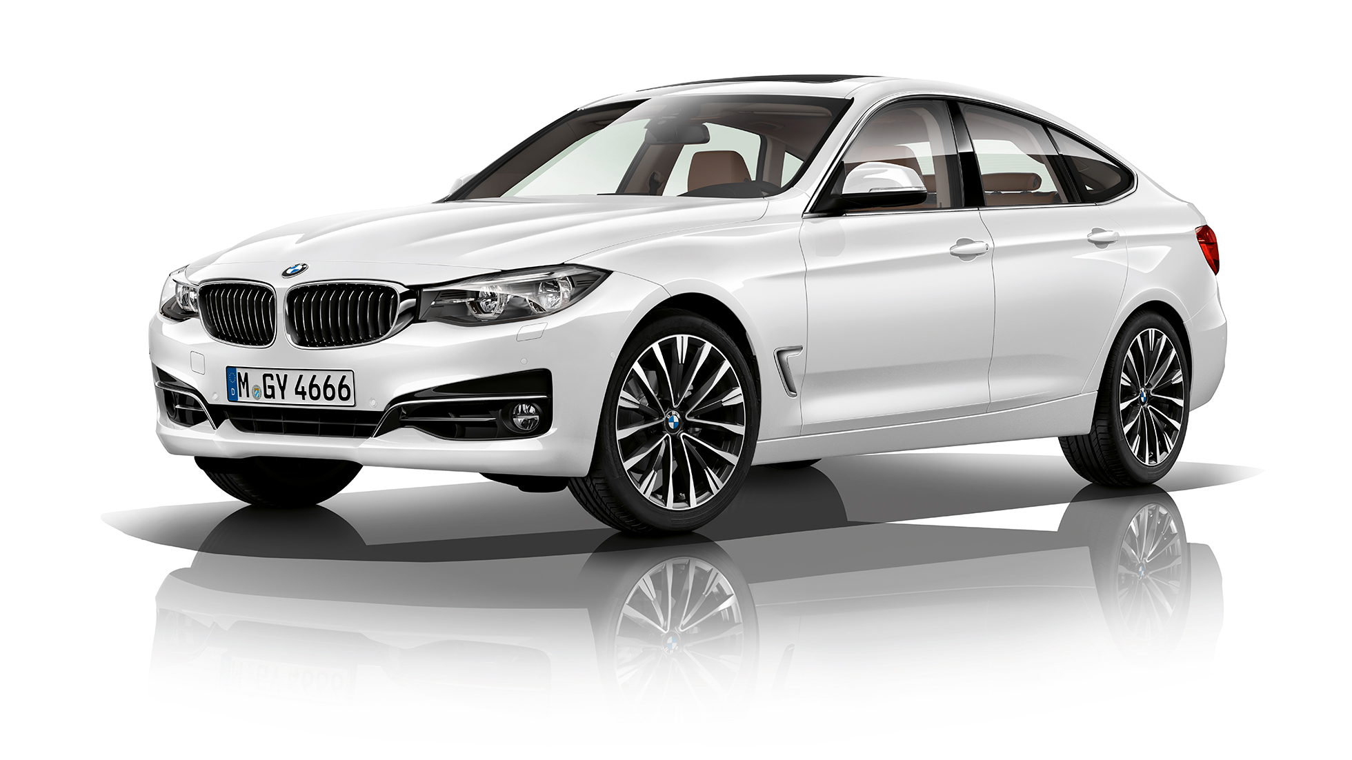 BMW Serie 3 Gran Turismo, Versione Luxury Line, ripresa frontale a tre quarti BMW Serie 3 Gran Turismo, Versione Luxury Line, ripresa frontale a tre quarti
