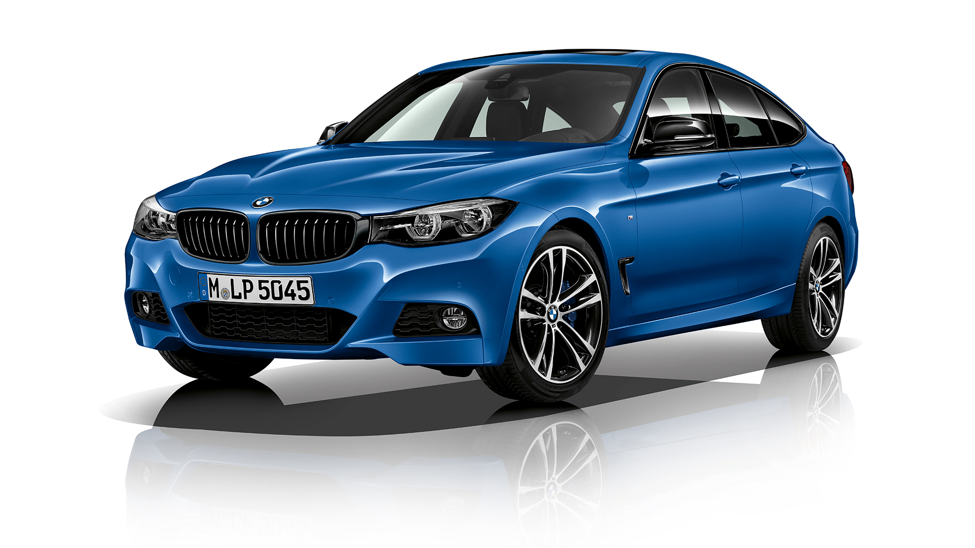 BMW Serie 3 Gran Turismo, Versione M Sport, ripresa frontale a tre quarti BMW Serie 3 Gran Turismo, Versione M Sport, ripresa frontale a tre quarti