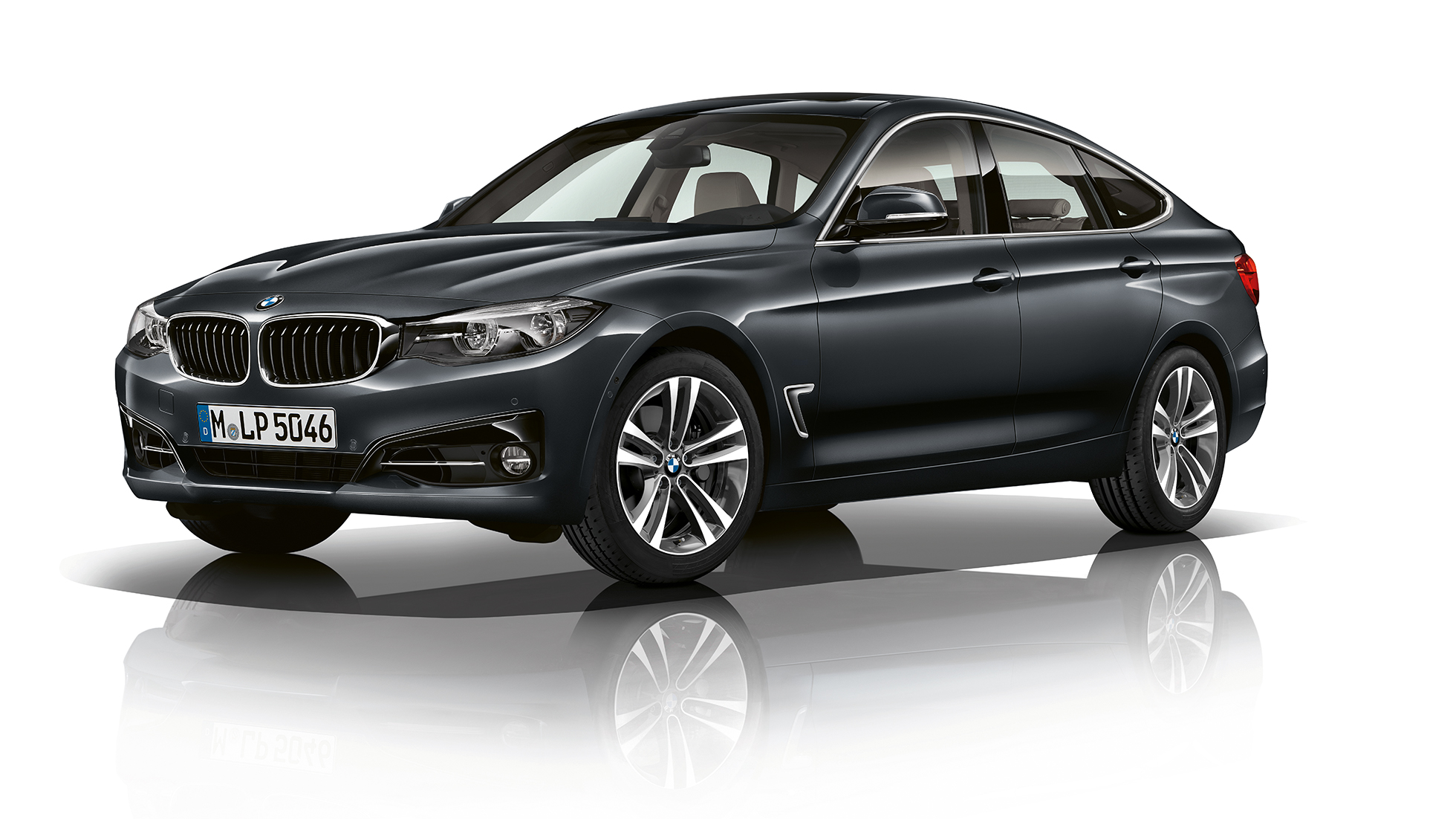 BMW Serie 3 Gran Turismo, Versione Sport Line, ripresa frontale a tre quarti BMW Serie 3 Gran Turismo, Versione Sport Line, ripresa frontale a tre quarti