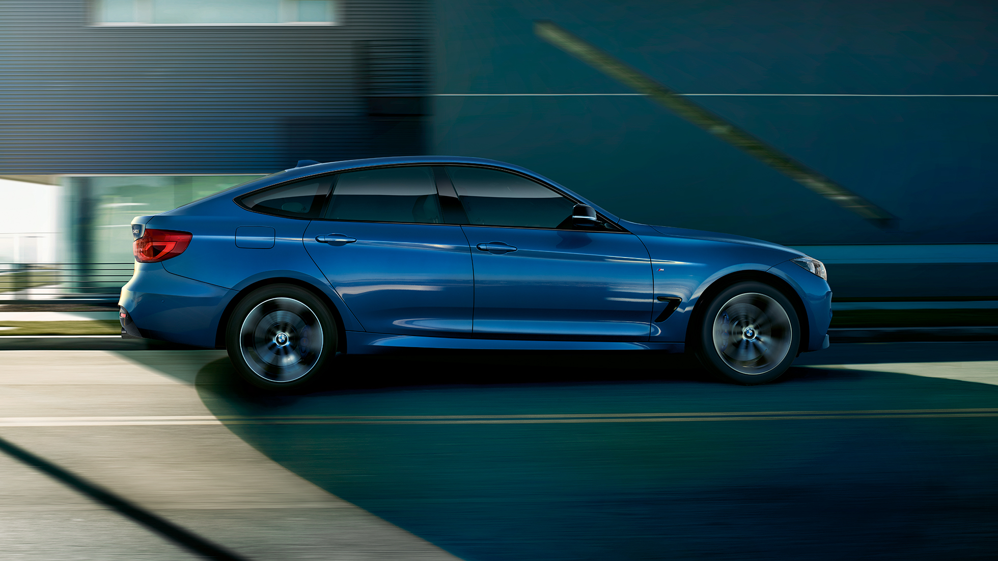 BMW 3er Gran Turismo, Seitschuss BMW 3er Gran Turismo, Seitschuss
