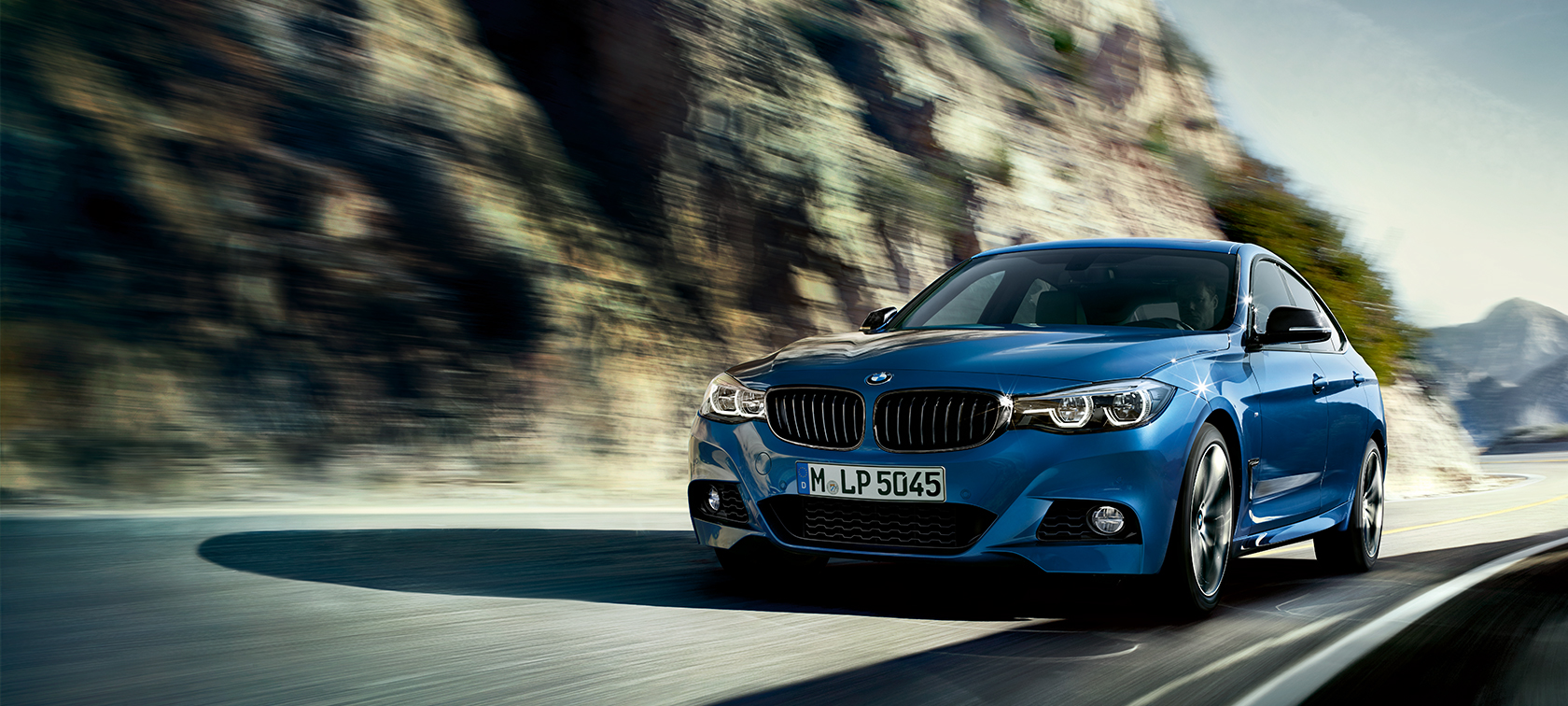BMW 3er Gran Turismo, Fahrschuss Frontansicht BMW 3er Gran Turismo, Fahrschuss Frontansicht