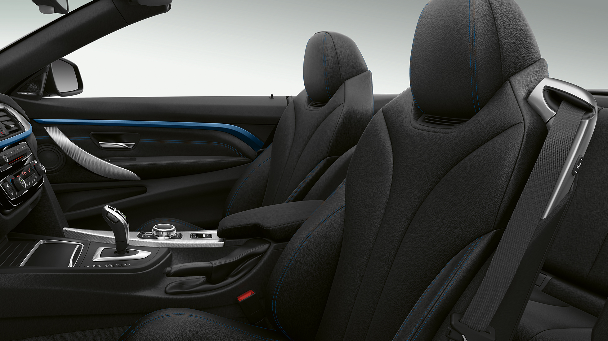 BMW Serie 4 Cabrio, Versione M Sport, interni BMW Serie 4 Cabrio, Versione M Sport, interni