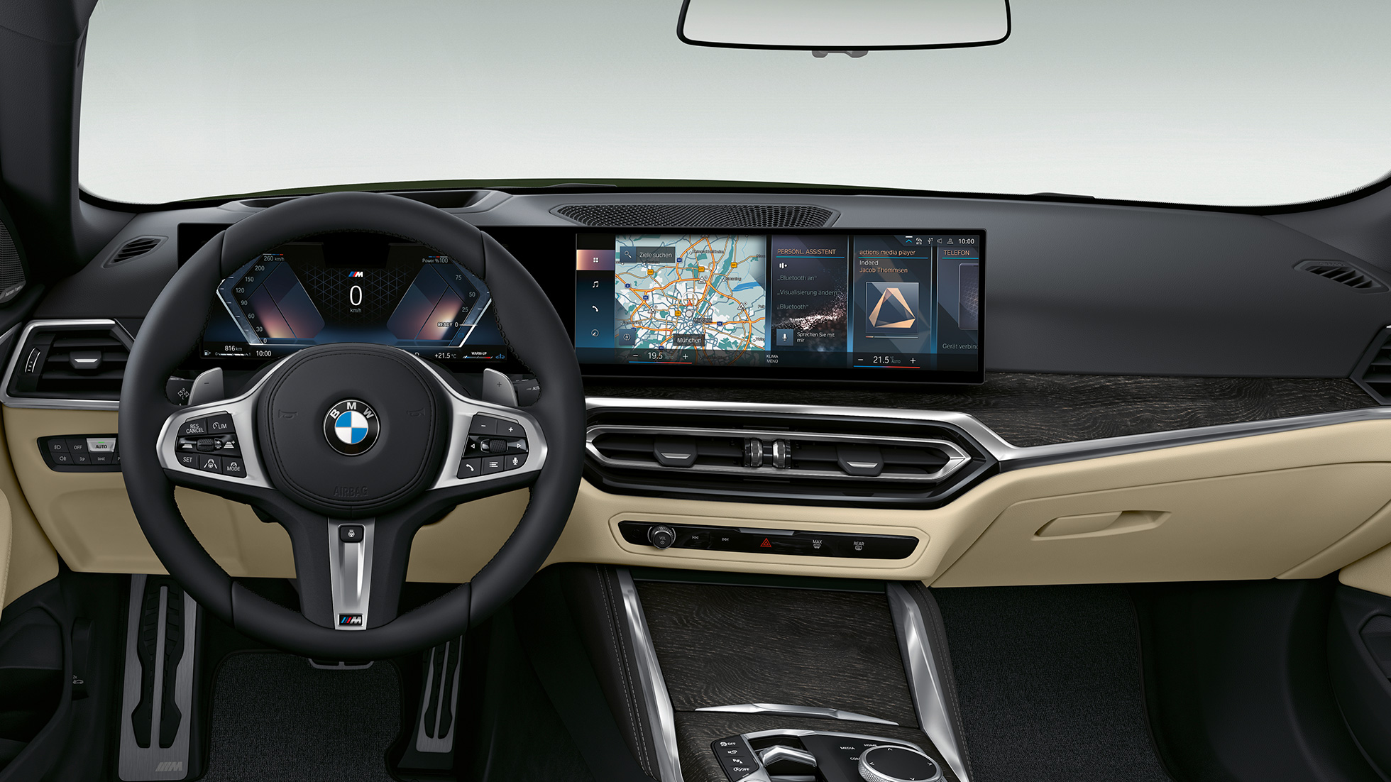 Cockpit BMW 4er Cabrio Modell M Sport G23 2020 BMW 4er Cabrio G23 2020 Modell M Sport Innenraum Cockpit