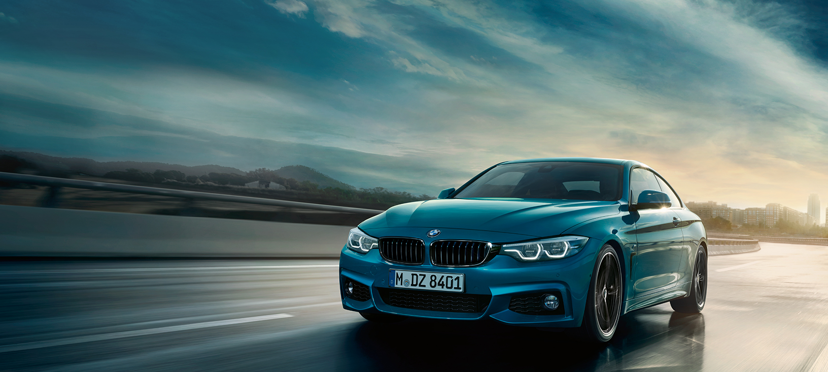 Ripresa in movimento della BMW Serie 4 Coupé Ripresa in movimento della BMW Serie 4 Coupé