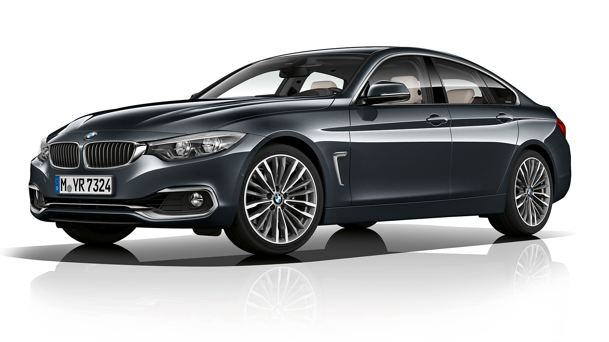 BMW 4er Gran Coupé, Modell Luxury Line Dreiviertel Frontschuss F36 BMW 4er Gran Coupé, Modell Luxury Line Dreiviertel Frontschuss F36