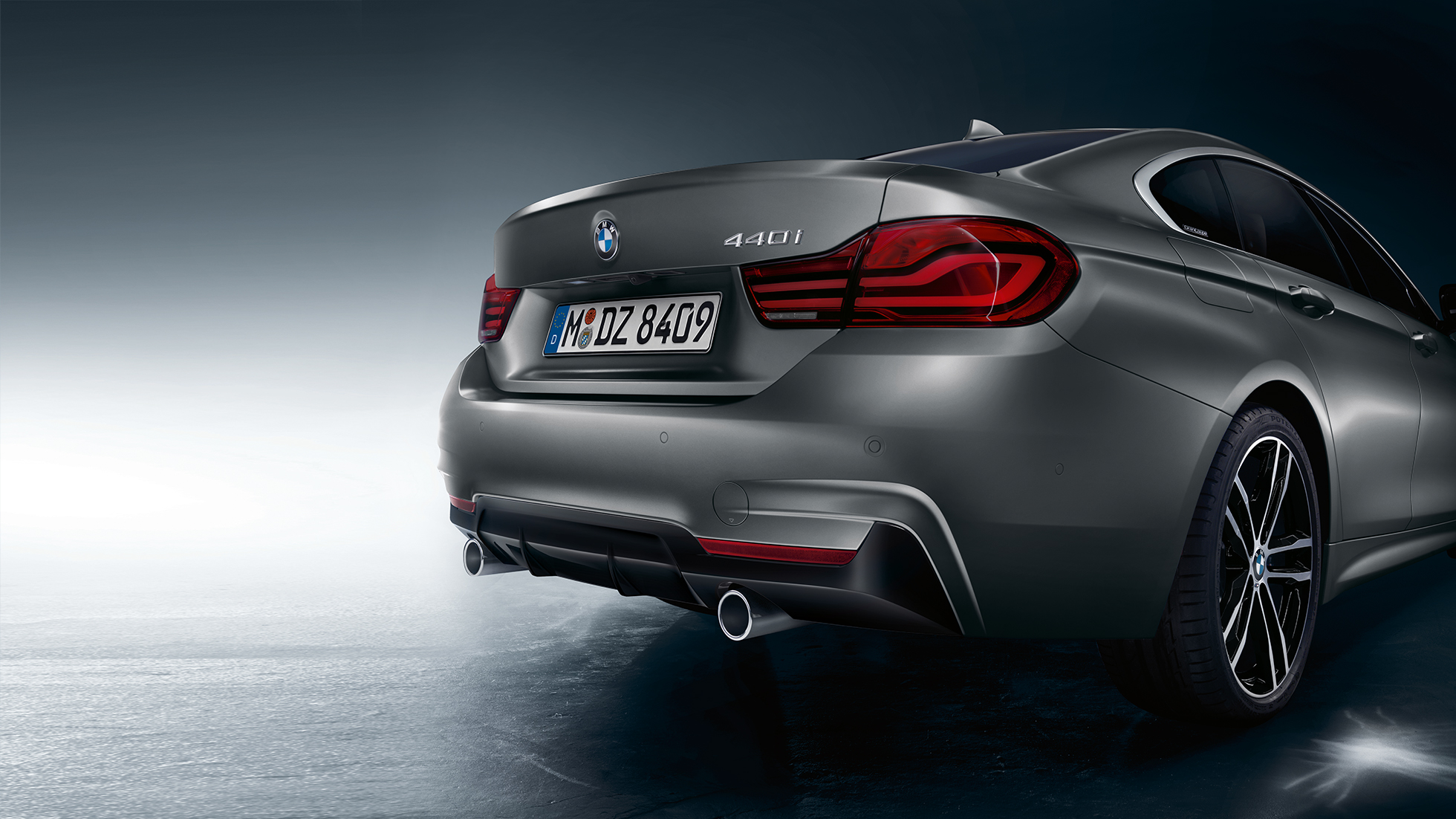 BMW 4er Gran Coupé, Modellname am Heck F36 BMW 4er Gran Coupé, Modellname am Heck F36