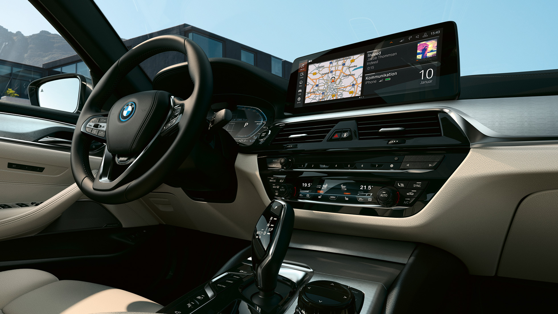 Cockpit BMW 5er Touring G31 Cockpit BMW 5er Touring G31 Facelift 2020 Sophistograu Interieur