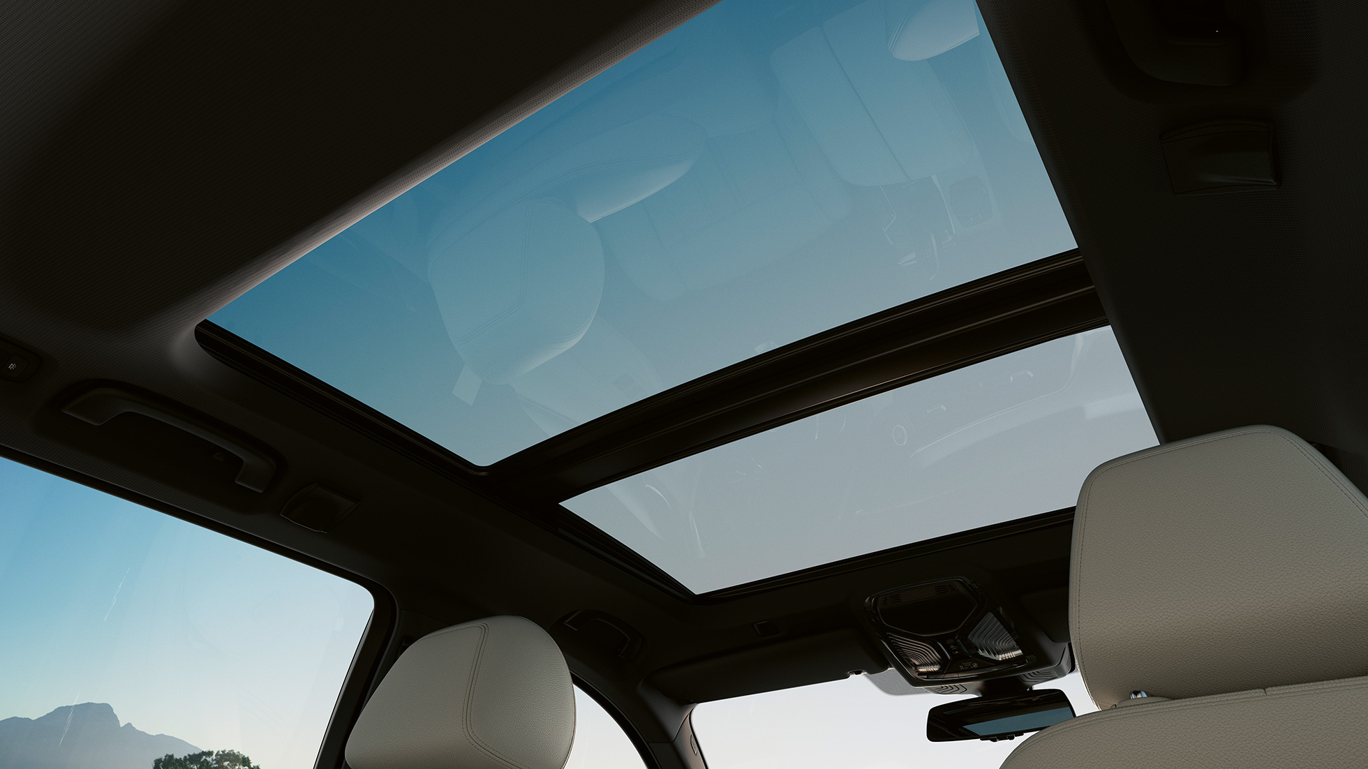 Panorama-Glasdach BMW 5er Touring G31 Panorama-Glasdach BMW 5er Touring G31 Facelift 2020 Sophistograu Interieur
