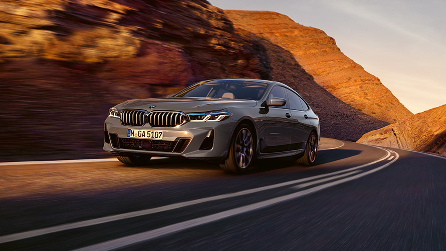 BMW Serie 6 Gran Turismo (G32) Vista anteriore a tre quarti BMW Serie 6 Gran Turismo (G32) Vista anteriore a tre quarti da ferma