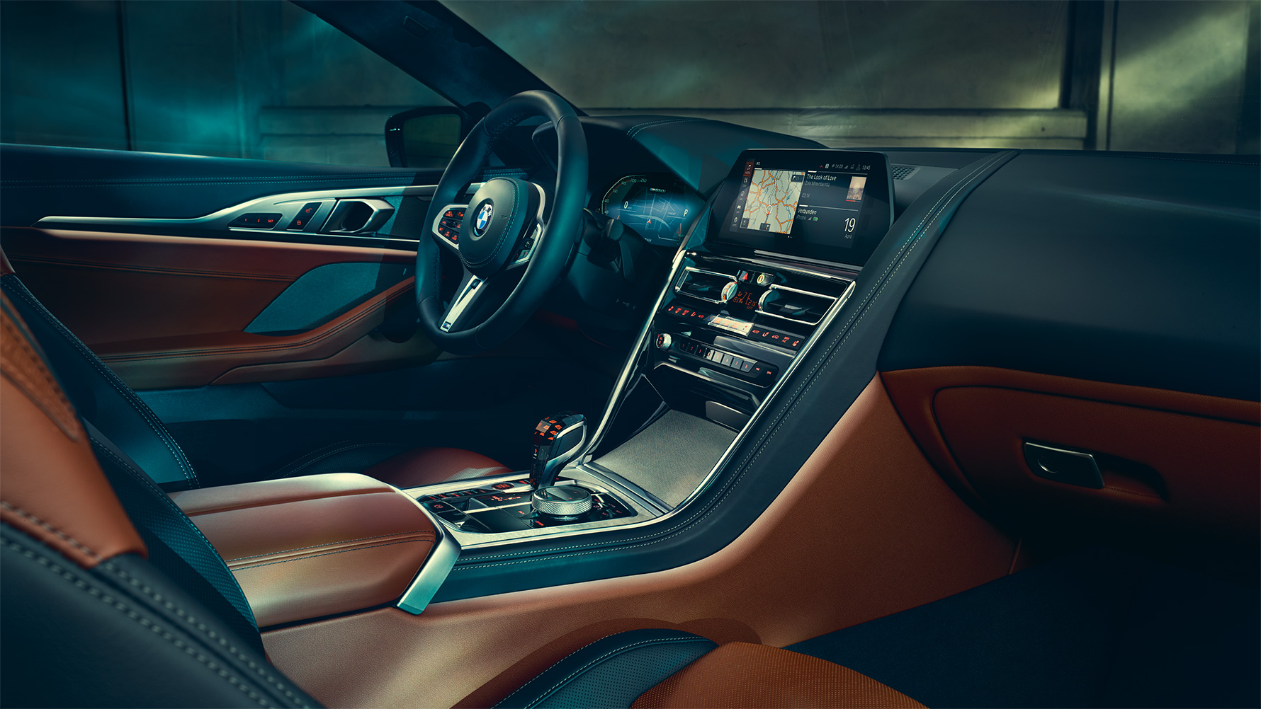 BMW Serie 8 Coupé, interni Interni della BMW Serie 8 Coupé.