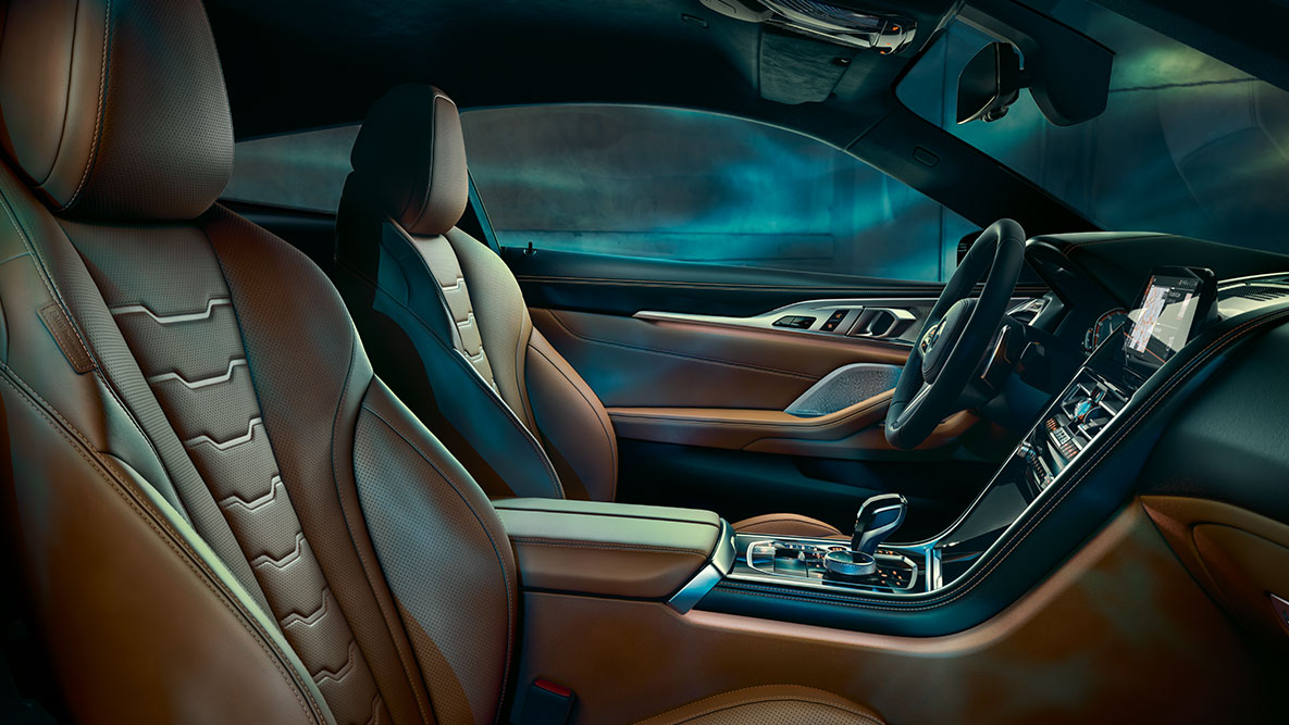 L'intérieur de la BMW Série 8 Coupé. G15 L'intérieur de la BMW Série 8 Coupé avec équipement BMW Individual. G15