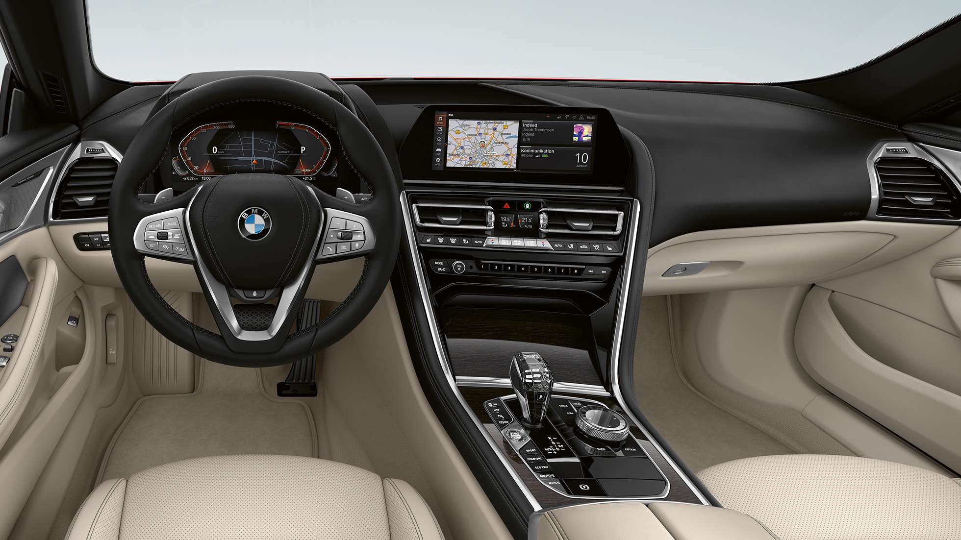 Basismodell Cockpit G16 BMW 8er Gran Coupé, Basismodell Cockpit G16