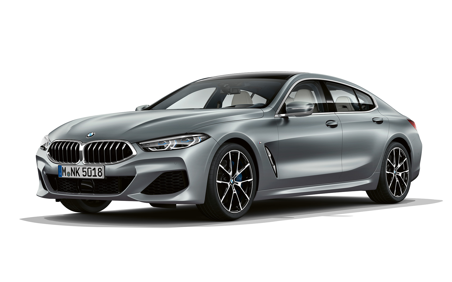 Frozen Temptation, vista anteriore a tre quarti G16 BMW Serie 8 Gran Coupé, Frozen Temptation, vista anteriore a tre quarti G16