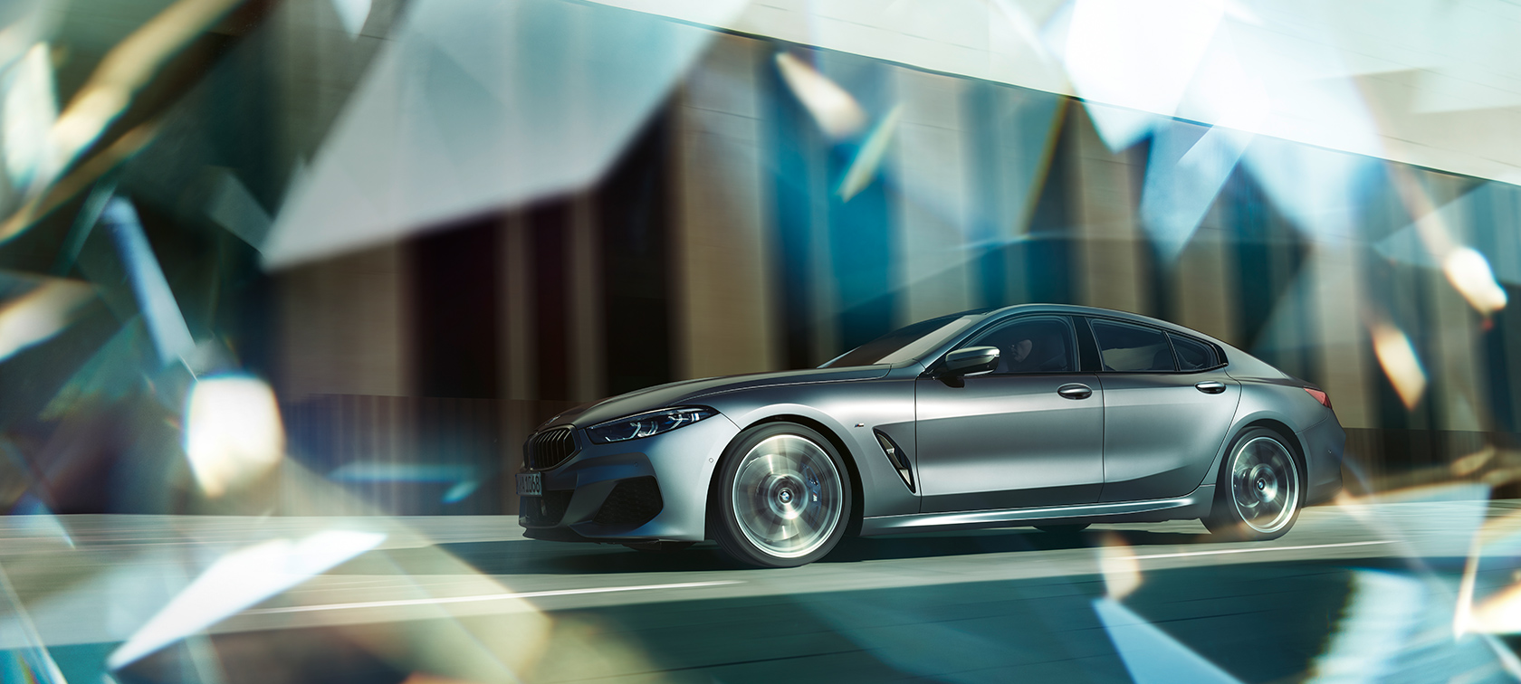 BMW Série 8 Gran Coupé, Inspirer BMW Série 8 Gran Coupé, vue latérale en conduite, Inspirer