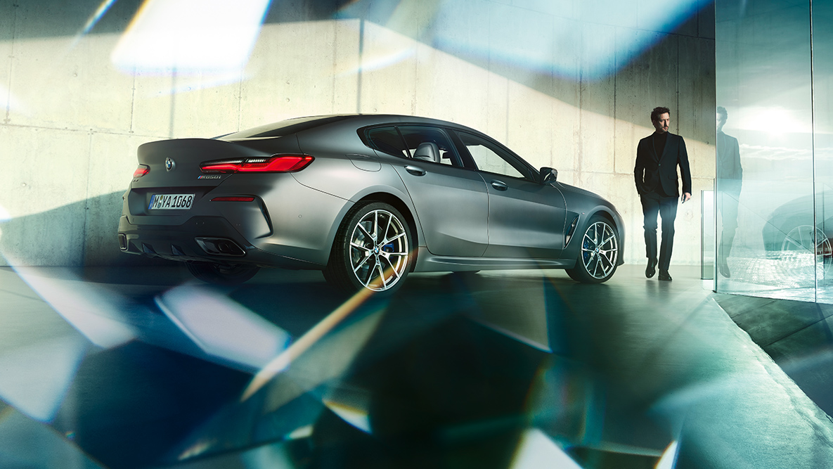Design de voitures de sport de luxe G16 BMW Série 8 Gran Coupé, voiture de sport de luxe G16