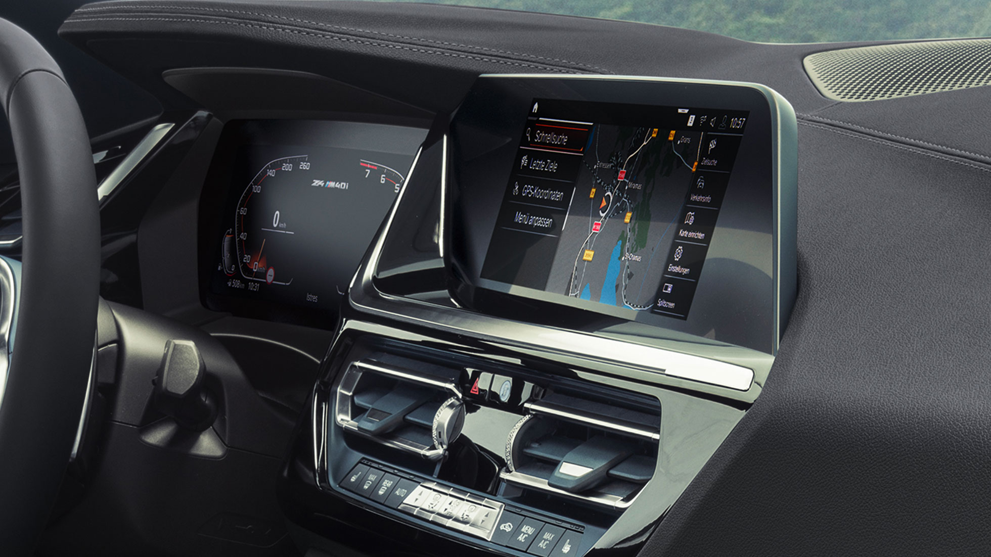 BMW Intelligent Personal Assistant BMW Z4 M40i G29 BMW Intelligent Personal Assistant BMW Z4 Roadster M40i G29 2019 Control Display