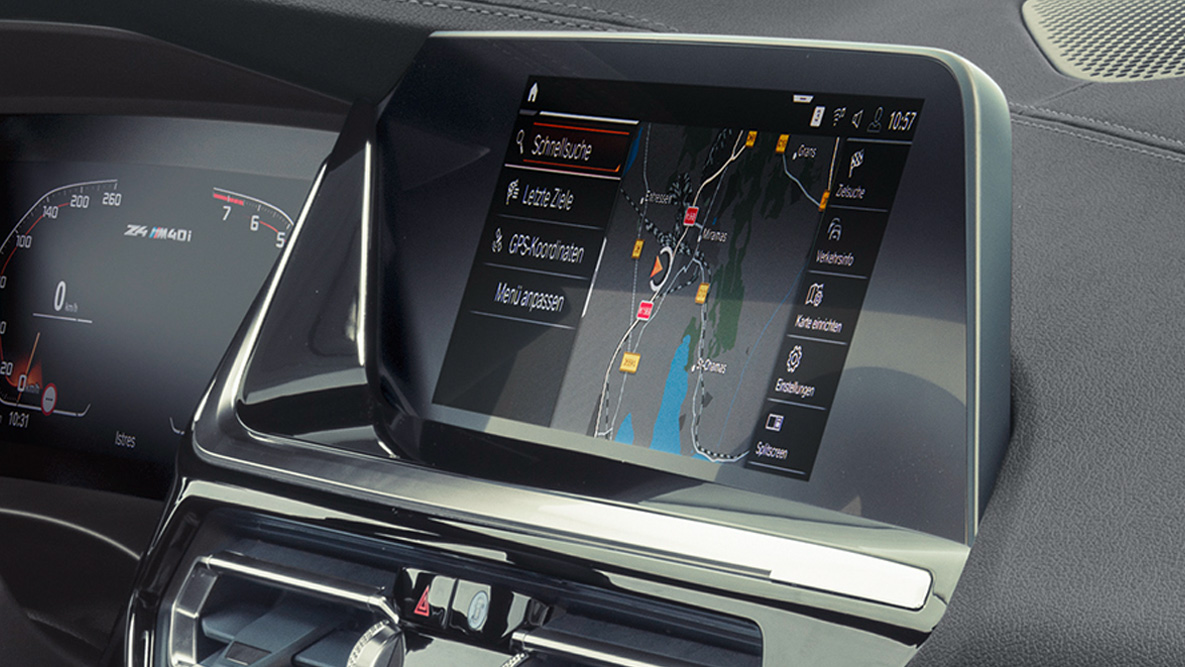 BMW Intelligent Personal Assistant della BMW Z4 M40i Roadster G29 BMW Intelligent Personal Assistant della BMW Z4 M40i Roadster G29 2019 Control Display