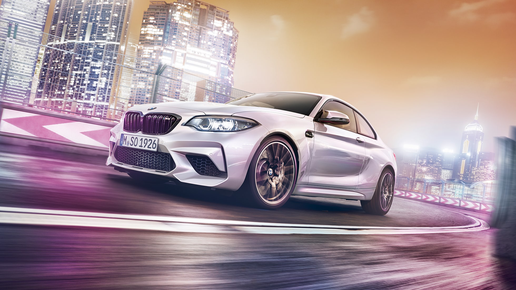 Exterieur-Design BMW M2 Competition F87 Exterieur-Design BMW M2 Competition F87 2018 Hockenheim Silber metallic Dreiviertel-Frontansicht