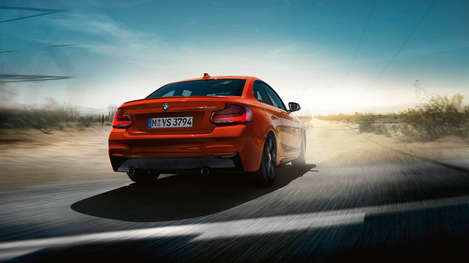 Fahrwerk BMW M240i Coupé F22 Fahrwerk BMW M240i Coupé F22 2017 Sunset Orange metallic