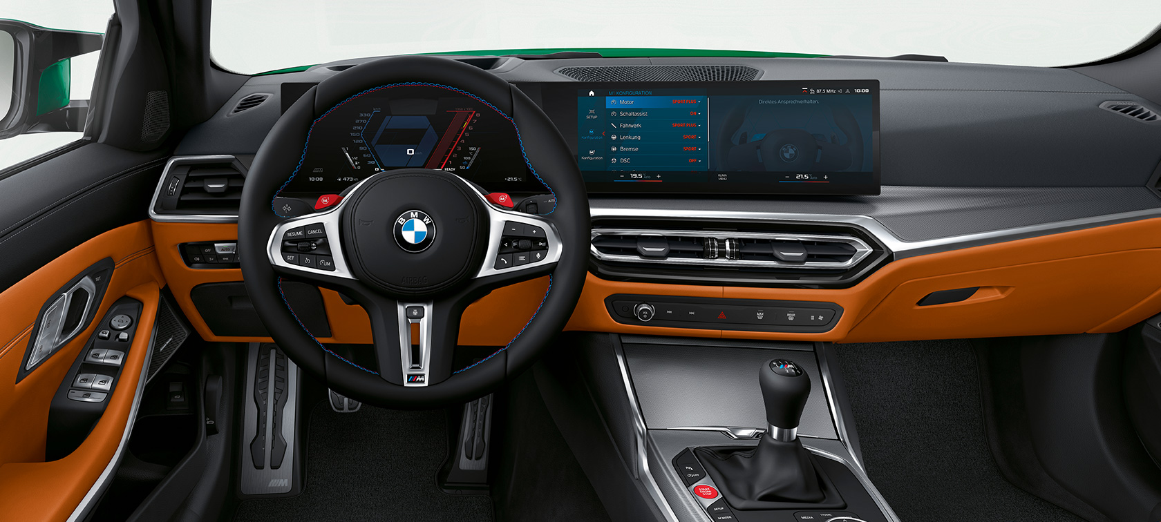 BMW M3 CS G80 Cockpit Innenraum