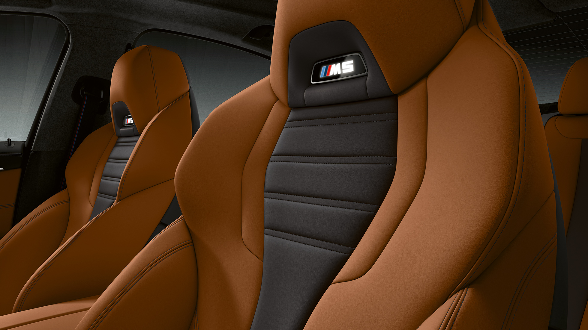 BMW Niere. BMW M5 Competition Nierendesign Frontansicht.