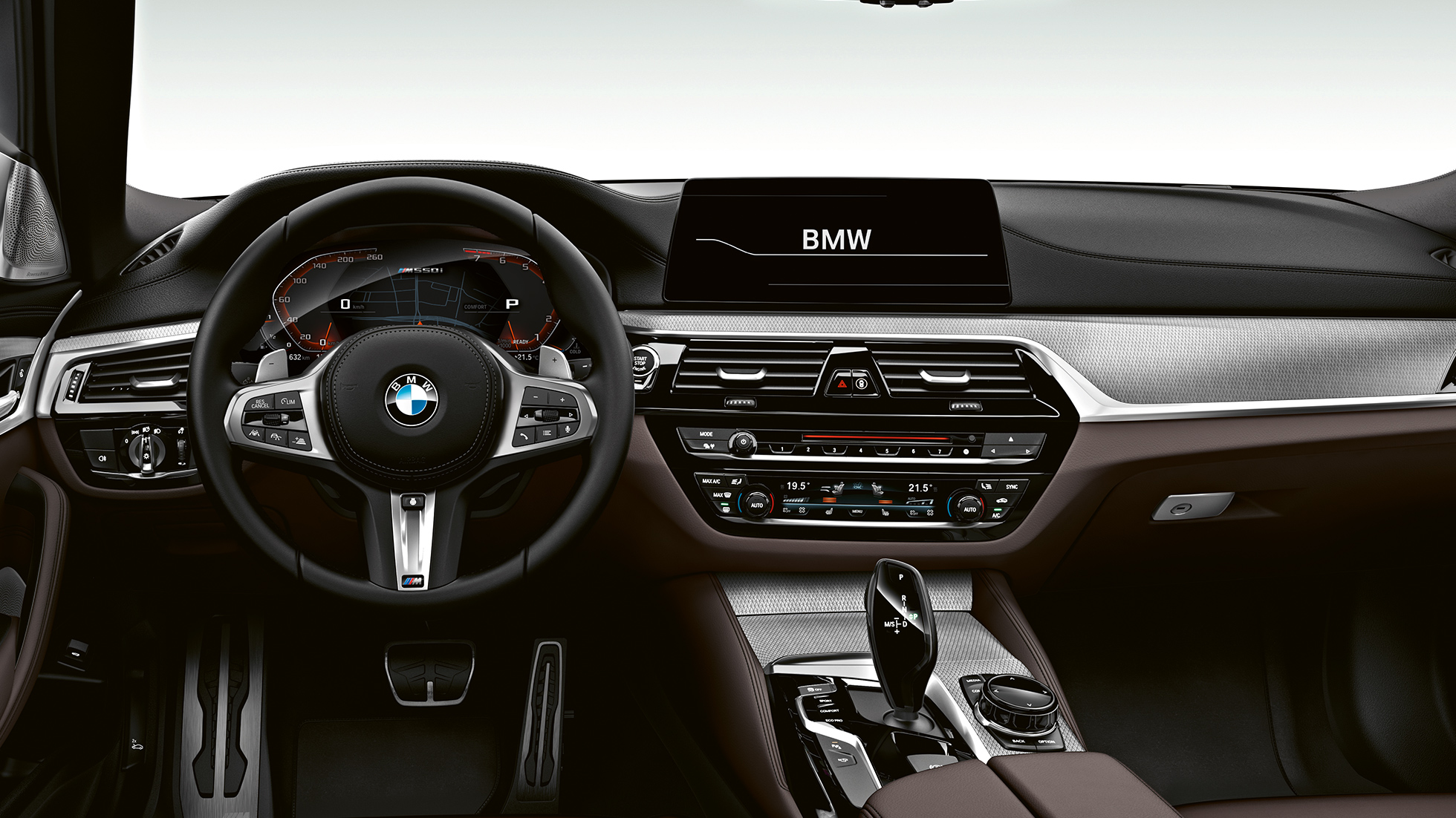 Cockpit. BMW M550i und BMW M550d Design Cockpit.