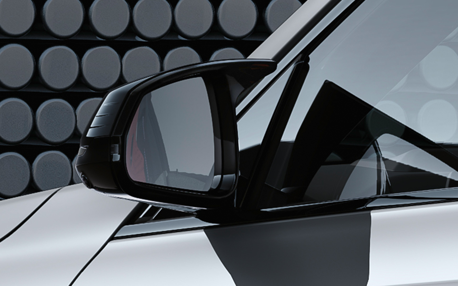 BMW X1 M35i xDrive Exterieur M Spiegelkappe BMW X1 M35i xDrive Exterieur Detail M Spiegelkappe