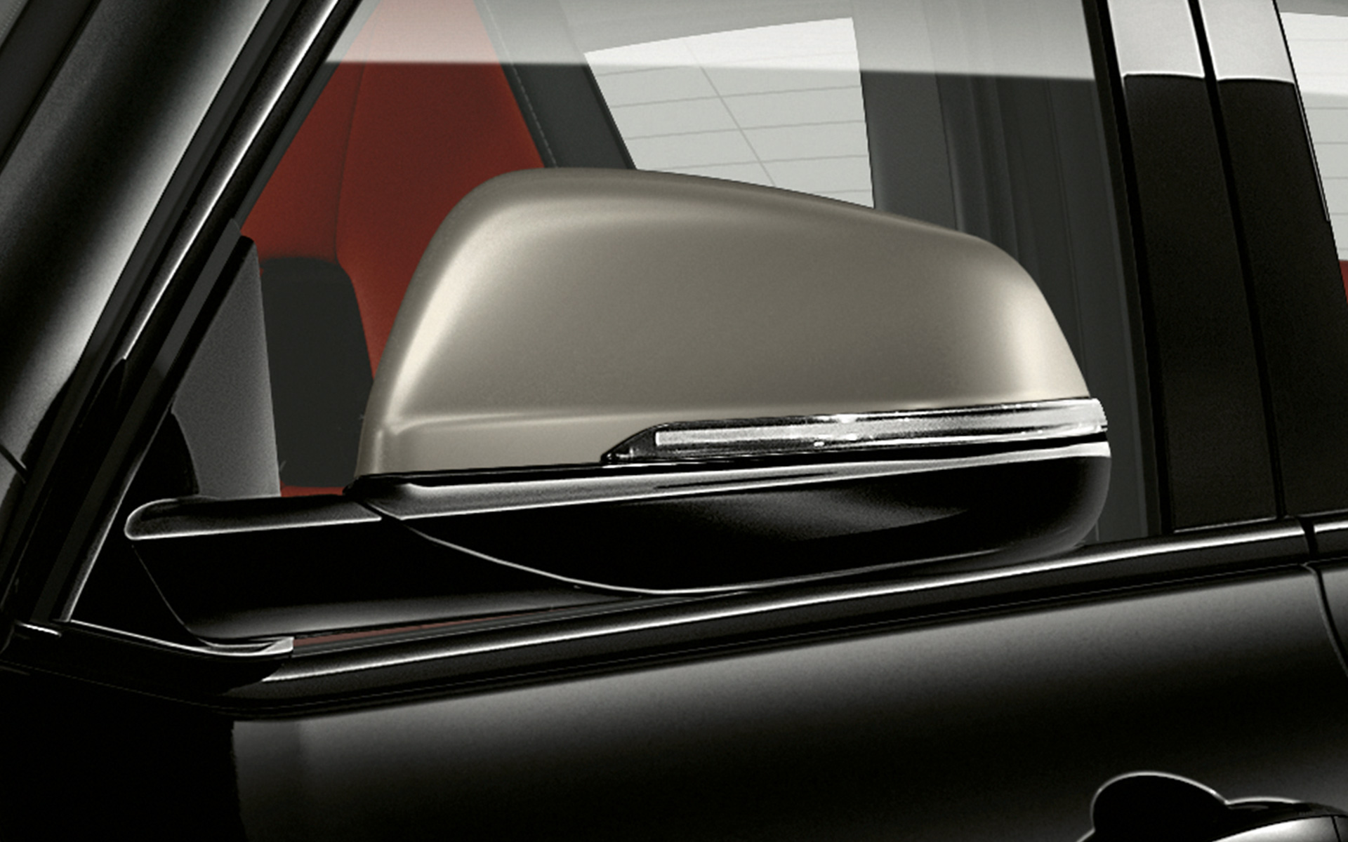Außenspiegelkappen in Ceriumgrau BMW X2 M35i (F39) Saphirschwarz metallic Exterieur