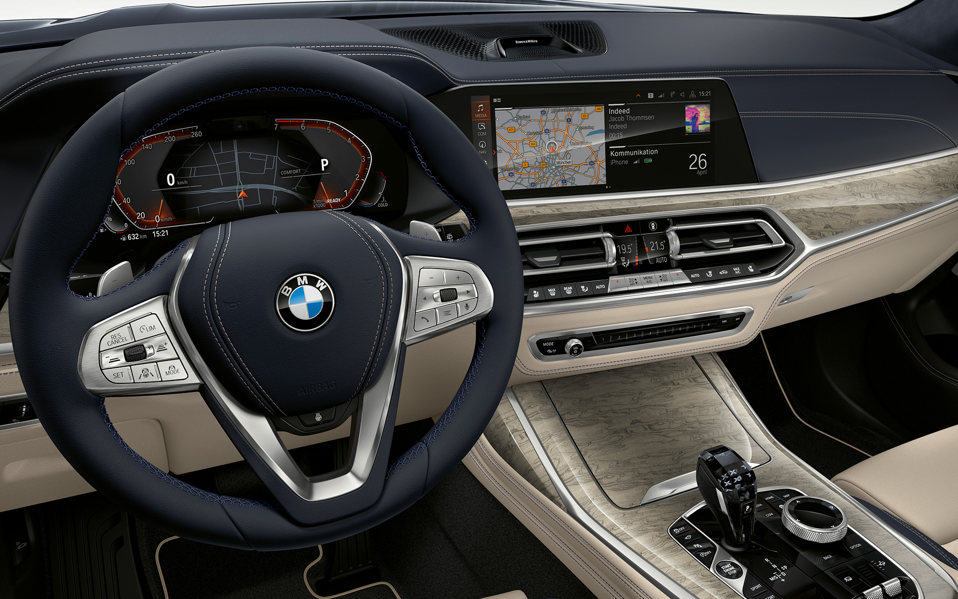BMW X7 M50i G07 2019 Cockpit Nahaufnahme BMW X7 M50i G07 2019 Cockpit Nahaufnahme