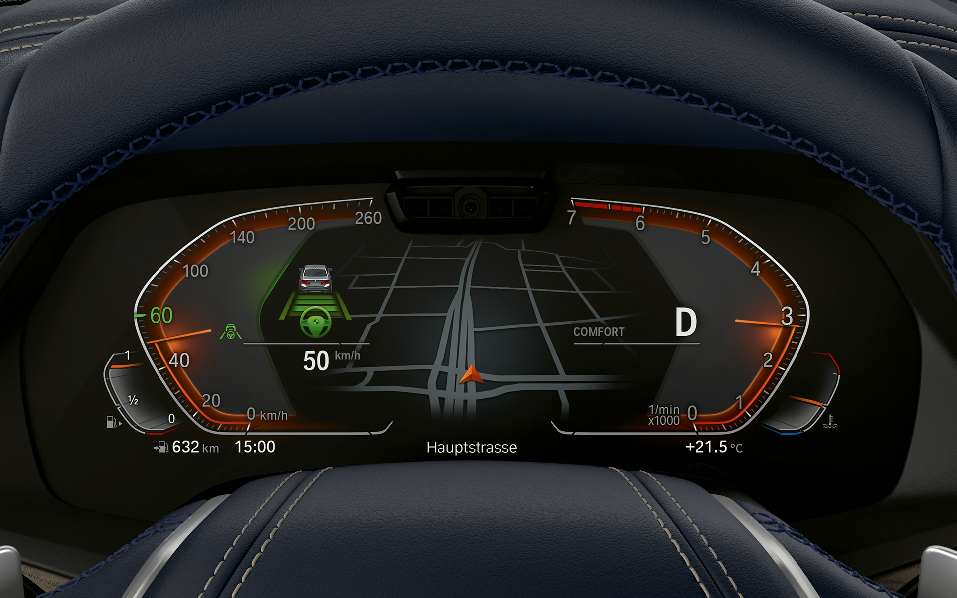 BMW X7 M50i G07 2019 Instrumentenkombination Nahaufnahme BMW X7 M50i G07 2019 Instrumentenkombination Nahaufnahme