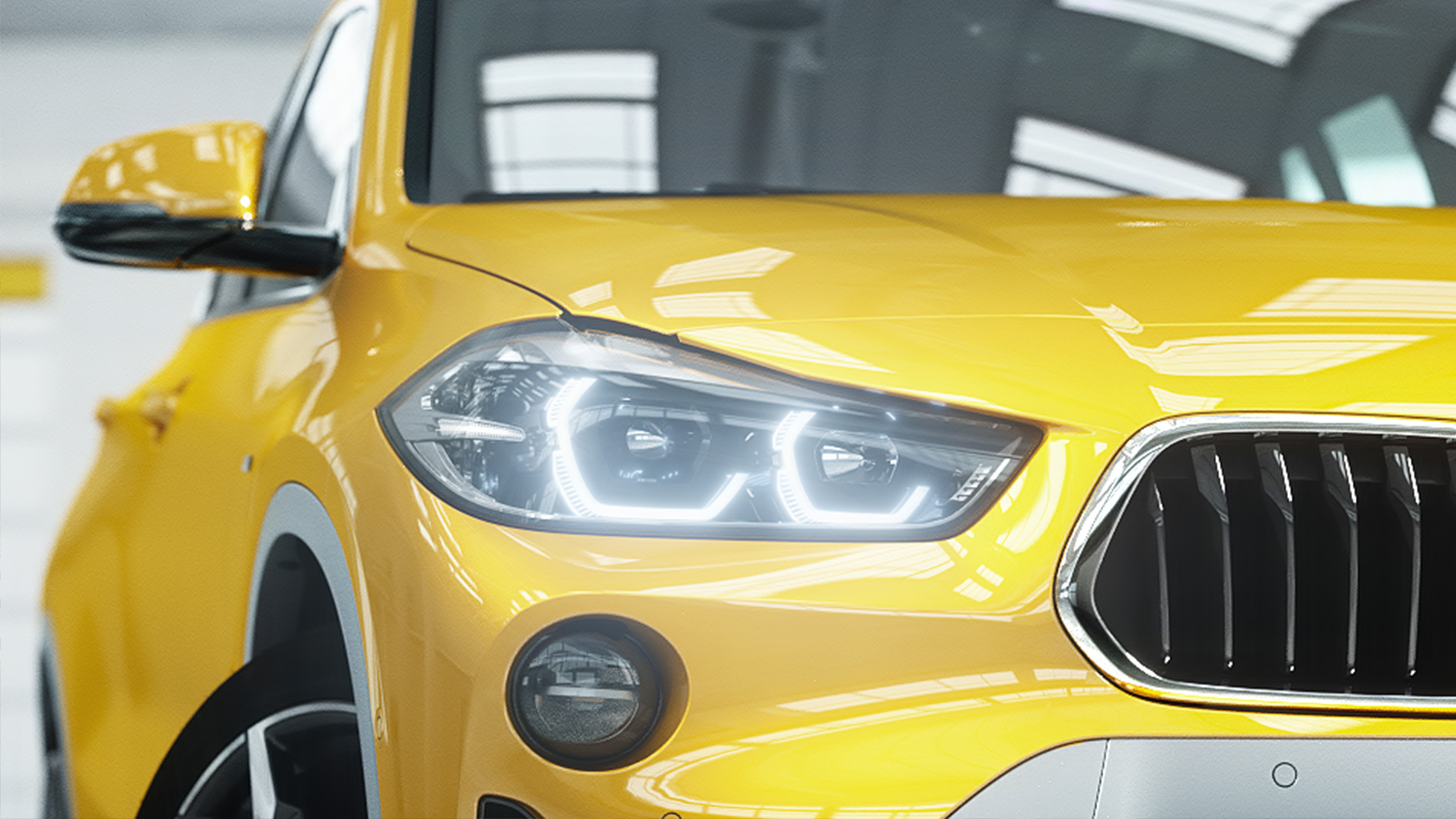Lichtdesign BMW X2 F39 Lichtdesign BMW X2 2018 F39 Galvanic Gold metallic