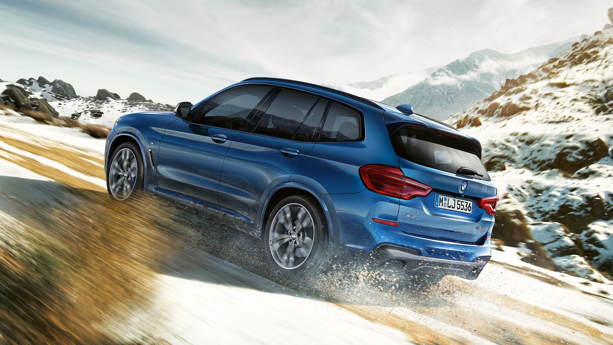 BMW X3 M40i bei Berganfahrt g01 BMW X3 M40i bei Berganfahrt g01