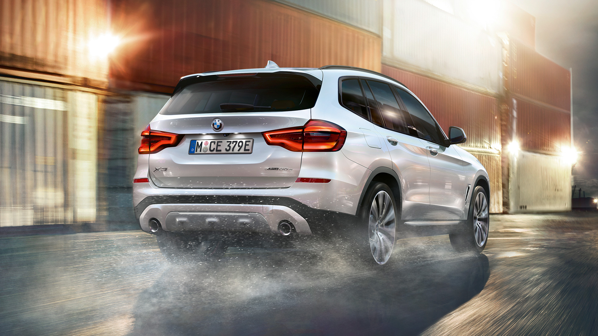 BMW X3 M40i, Heckschuss mit Schriftzug g01 BMW X3 M40i, Heckschuss mit Schriftzug g01