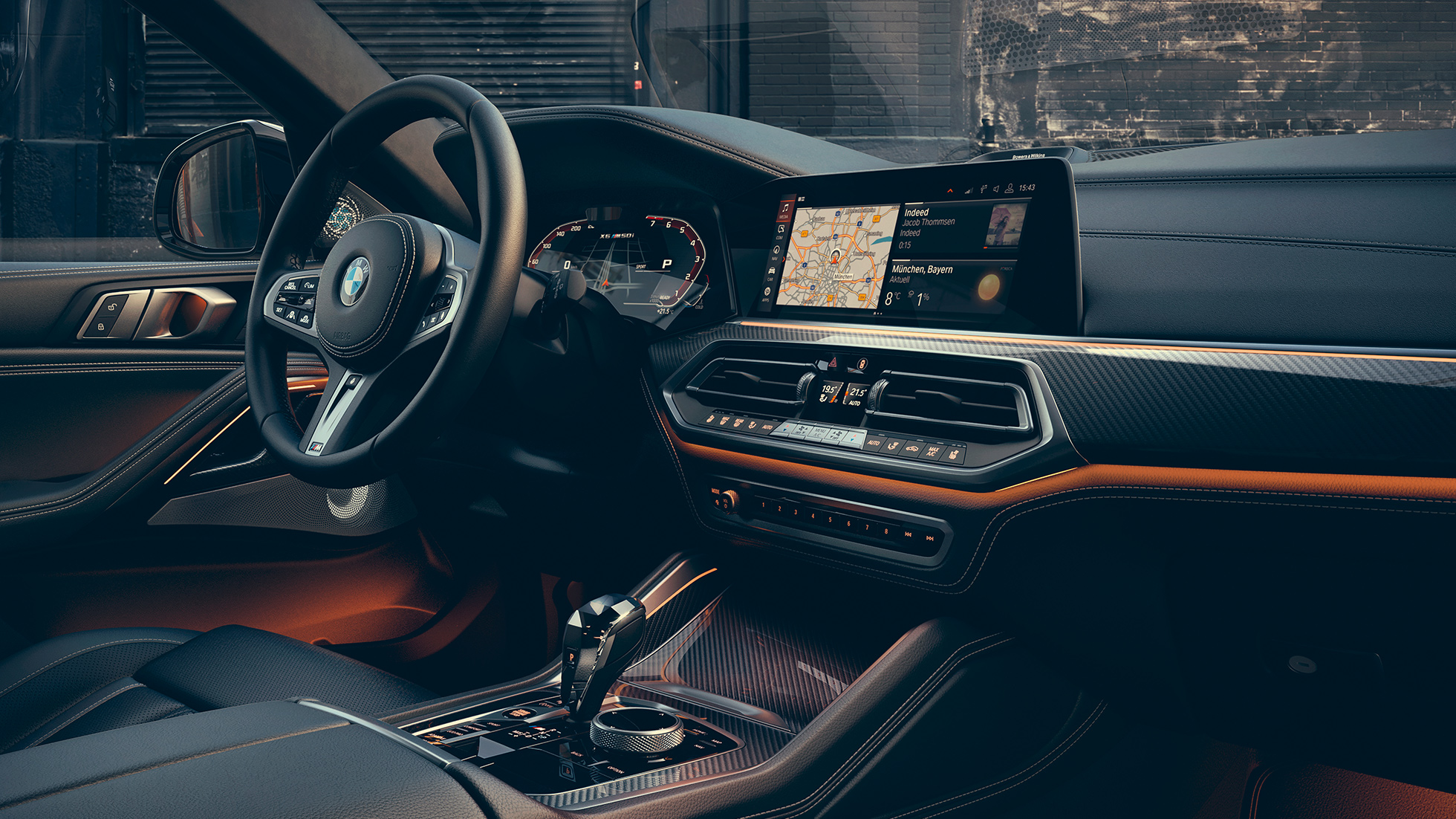 Interni della BMW X6. G06 Gli interni della BMW X6. G06